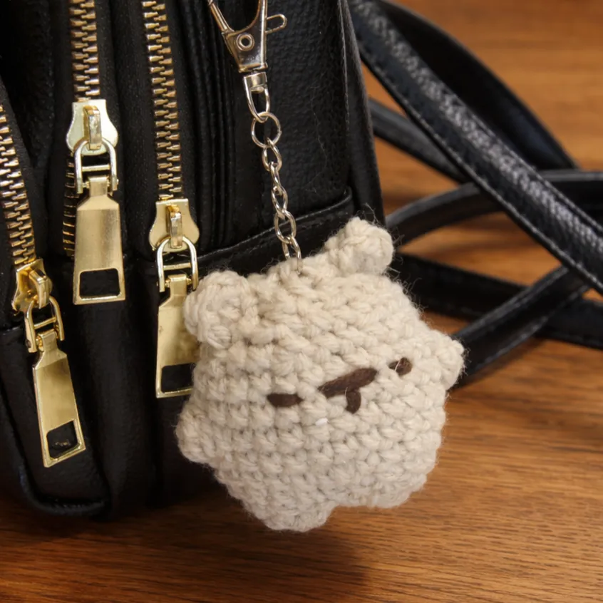 Bear Keychain (Black)